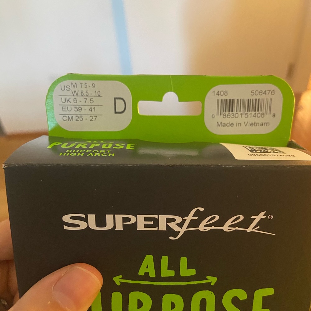 All Purpose High Arch Support Insoles
